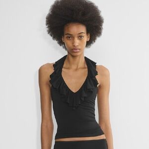 Aritzia Wilfred GoodLux Quadrille Top